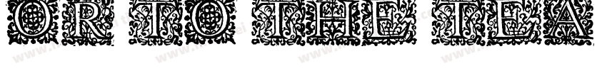Or to the tea字体转换